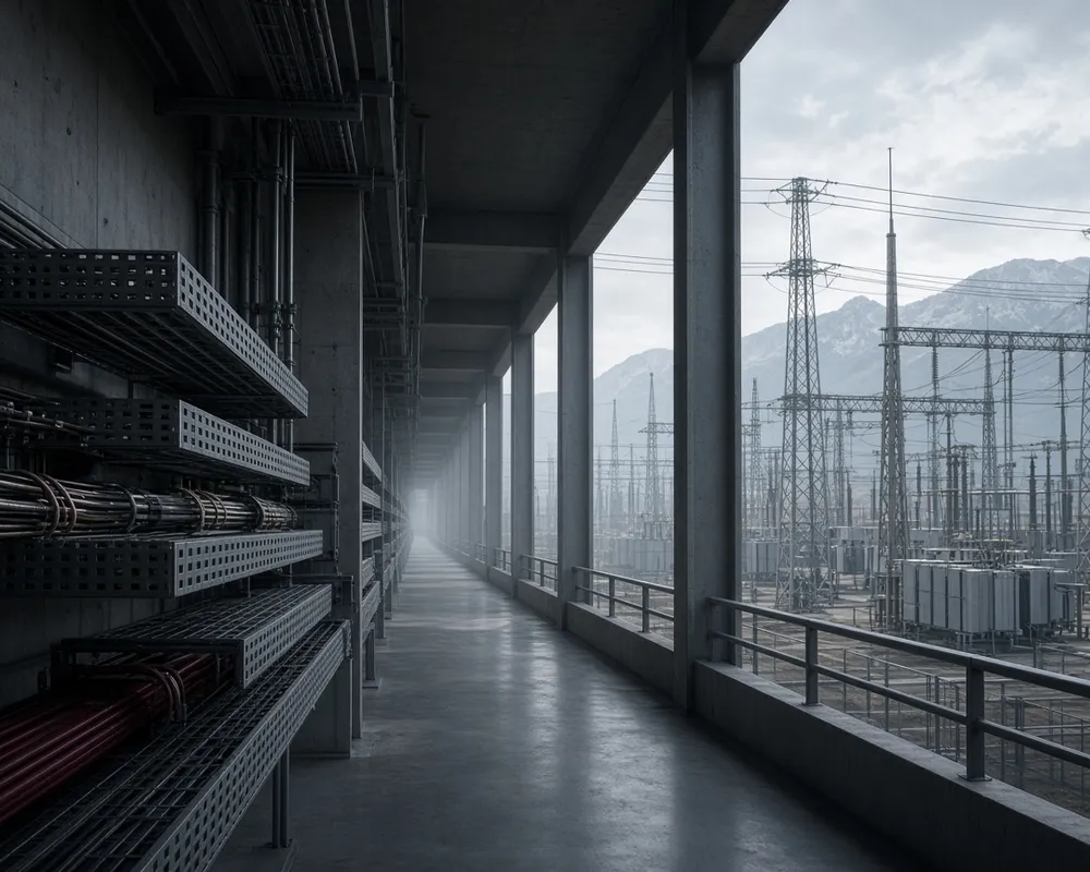 Editorial photograph of cool infrastructure geometry